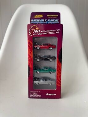 Johnny Lightning Snap-on-Tools 1998  Limited Edition 1/64 Muscle Car Set of 4